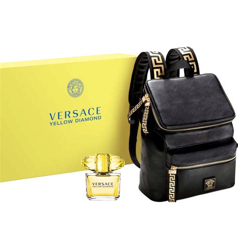 women versace luxury perfume gift set|versace gift set with backpack.